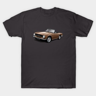 Triumph TR6 in brown T-Shirt